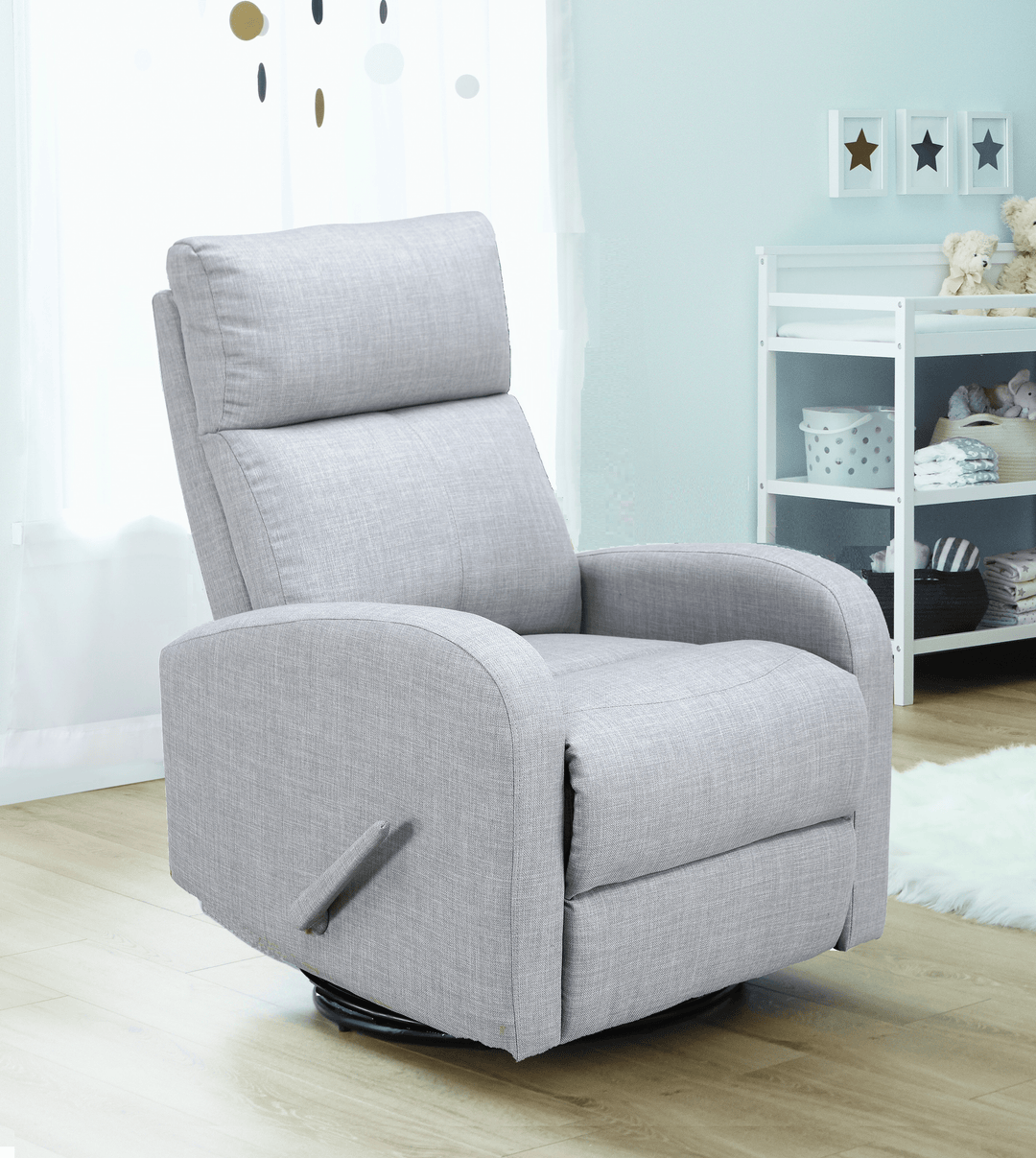 Charleston Swivel Glider Recliner Concord Baby